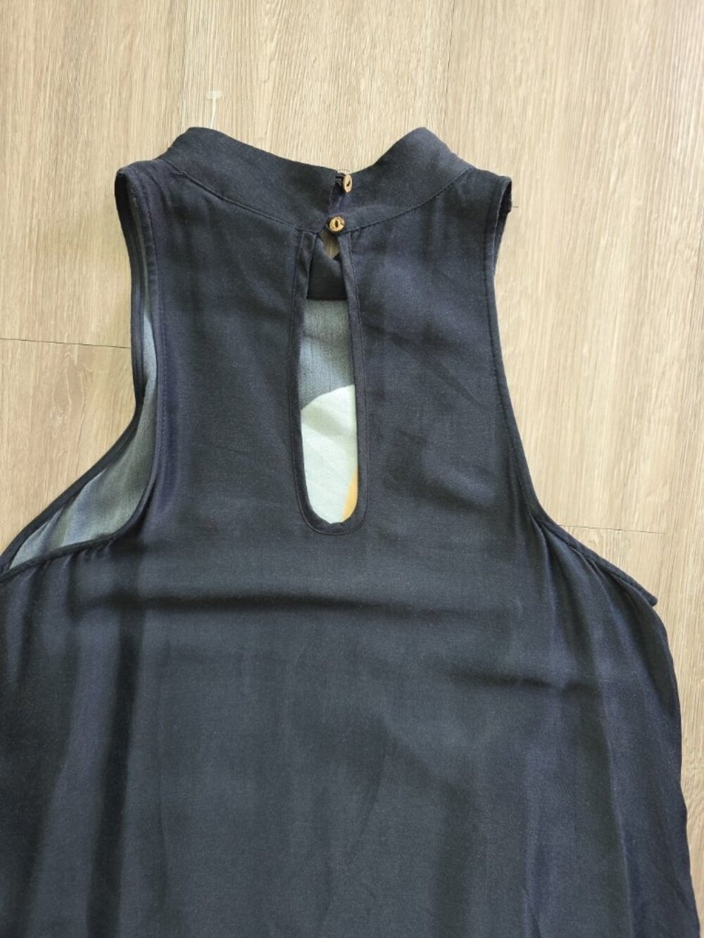 Farm Rio Anthropologie Dress XS Tropical Abstract Sleeveless Midi Boho - Picture 6 of 16